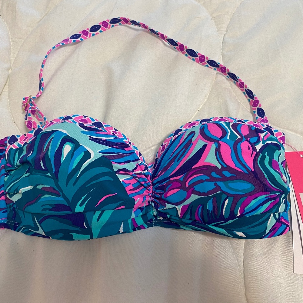 Lilly Pulitzer bandeau bathing suit